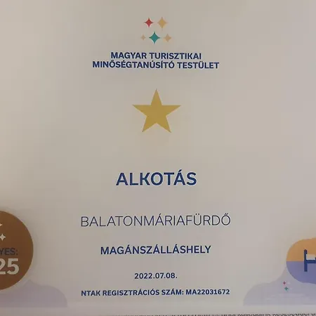 Alkotas * Balatonmáriafürdő